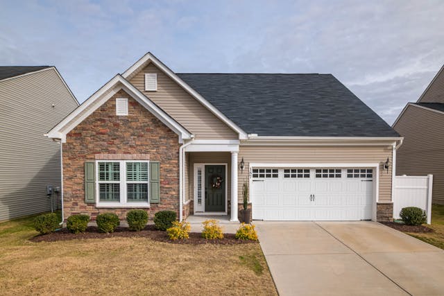 Exterior view of the front of a house